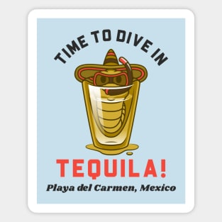 Tequila Playa Del Carmen Mexico Magnet